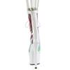 Pleaser - ADORE1047 Bottes de plateforme, Pole dance chaussures - Blanc Product image